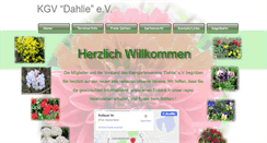 Desktop Screenshot of dahlie-erfurt.de